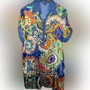 VivI Dress, L, Multicolor P2P 21”